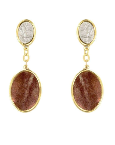 Earrings Io & Te  Woman in Silver ORONMADO - ORONMADO